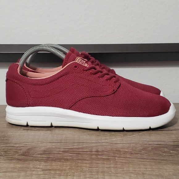 Vans ISO 1.5 Women's Skate Shoes Size 9 Burgundy - Picture 3 of 8